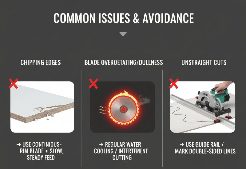 Common Problems and Avoidance Methods in Diamond Saw Blade Cutting