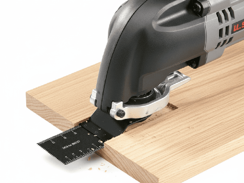 Using oscillating tool is a common practice.