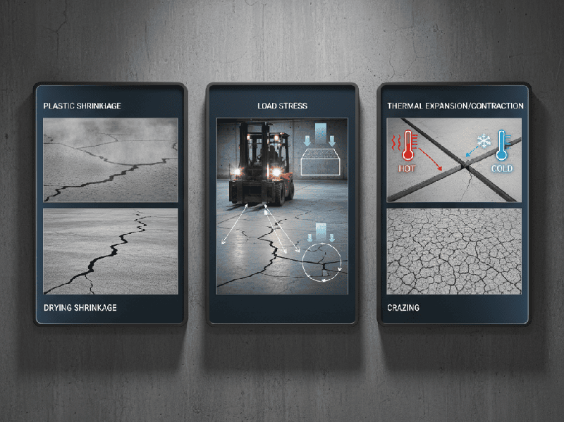 Why does concrete crack