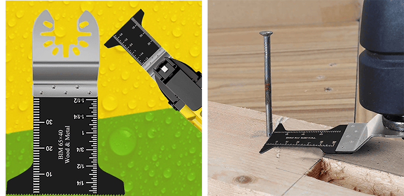 Multi-functional oscillating blade - Bi-metal