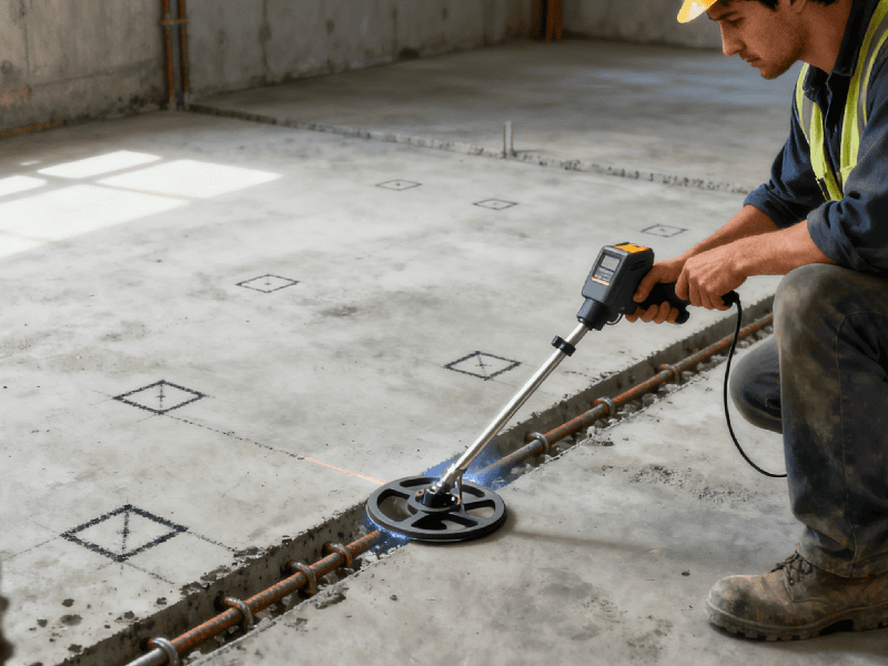 Steps for drilling holes in concrete