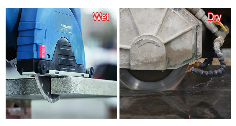 Diamond continuous and segmented cutting