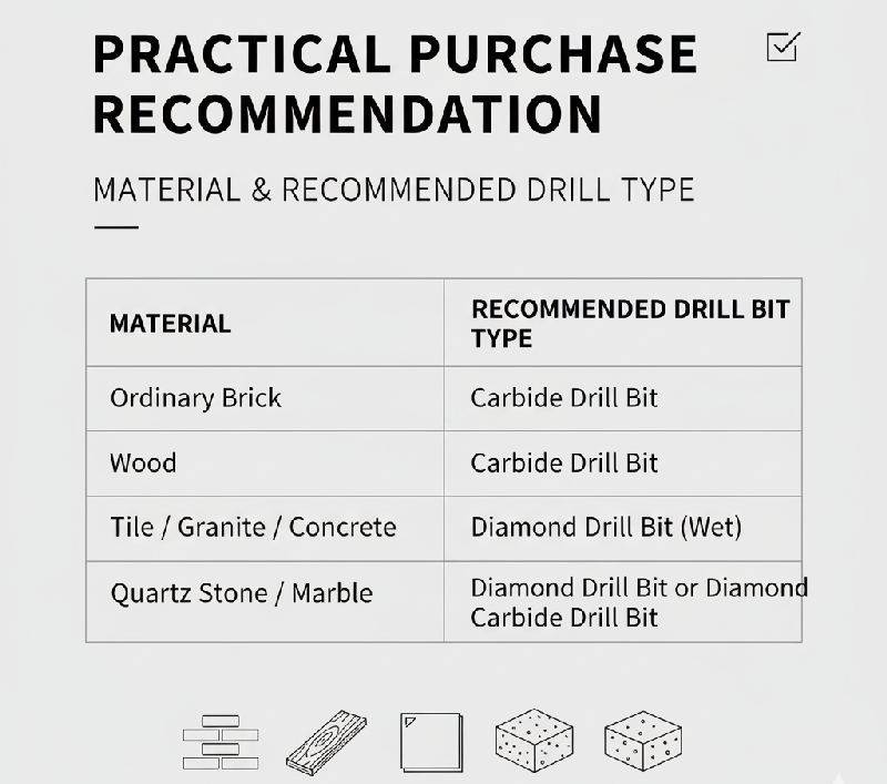 Suggestions for Selecting Diamond Drill Bits