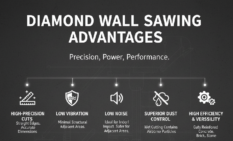 Advantages of Diamond Wall Sawing