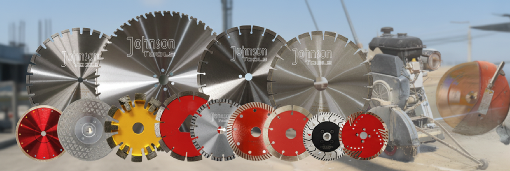 Collection of diamond saw blades