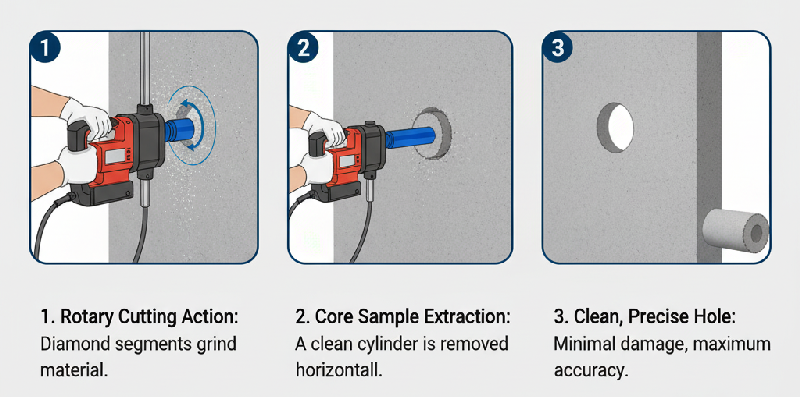 Diamond Core drilling：how it works