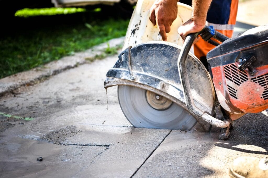 Diamond blade specifically designed for cutting asphalt with deep gullets for heat and debris control.