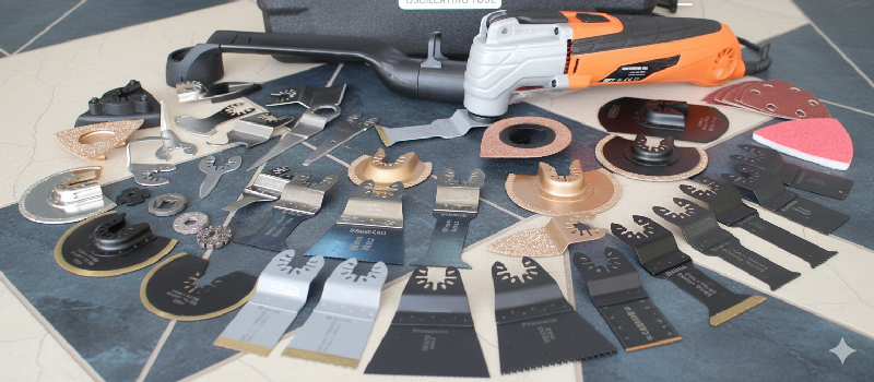 JohnsonTools Oscillating Multi-functional Blade Cutting Hard Materials