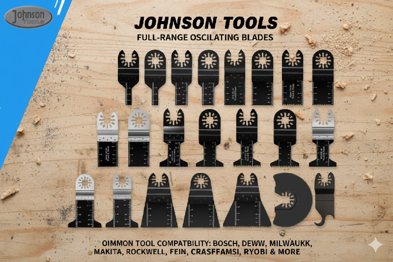 johnson Tools full-range oscillating blades lineup