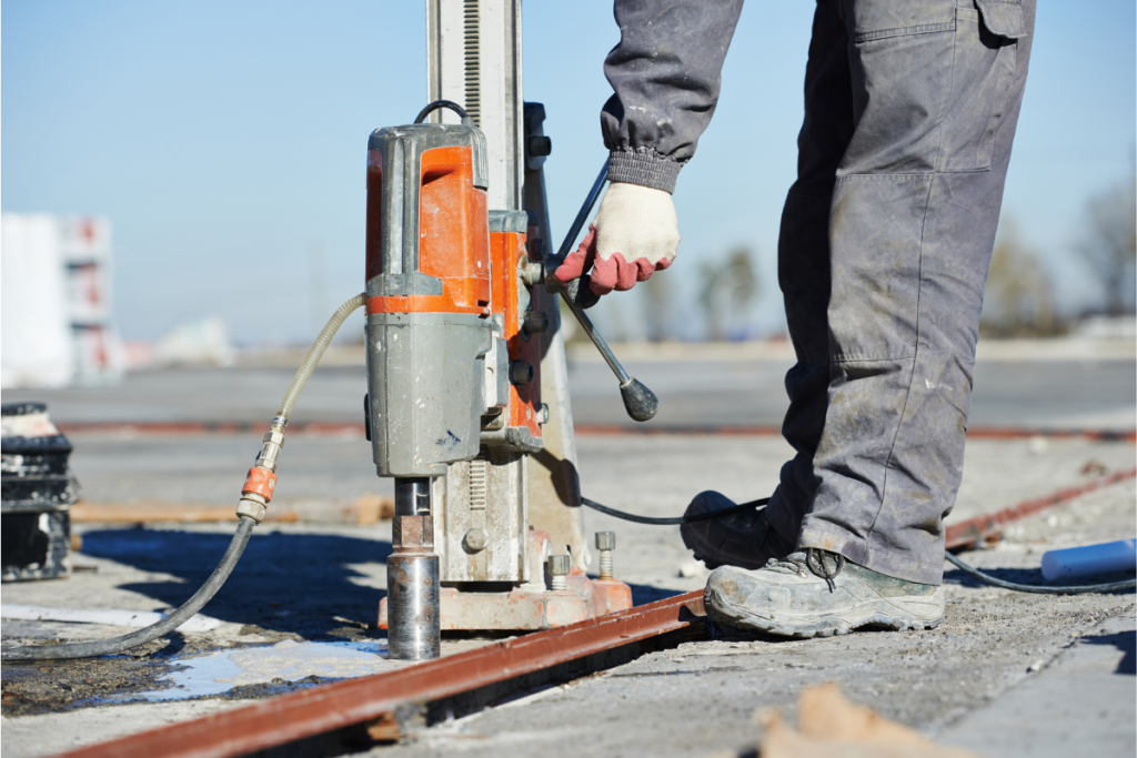 ventilation extension with core drilling